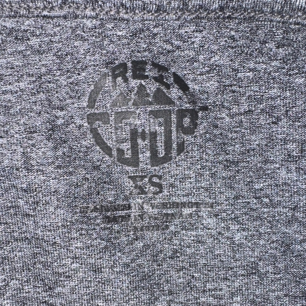 REI CO-OP Charcoal size XS Heather Women's Short Sleeve Tee shirt - Picture 7 of 7